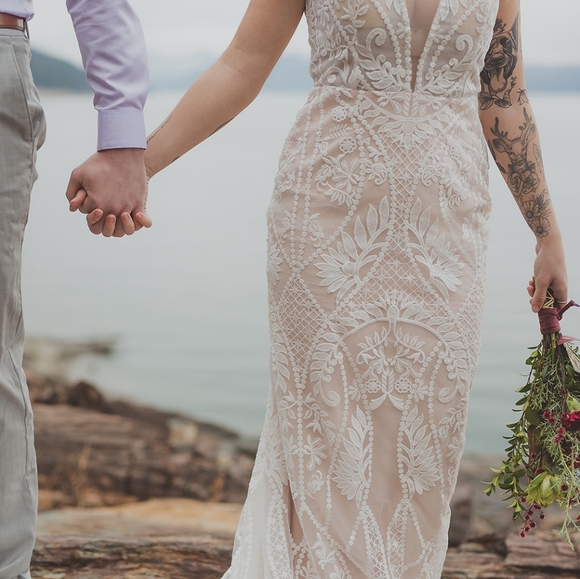 Wedding dress boho - Picture 2 of 3